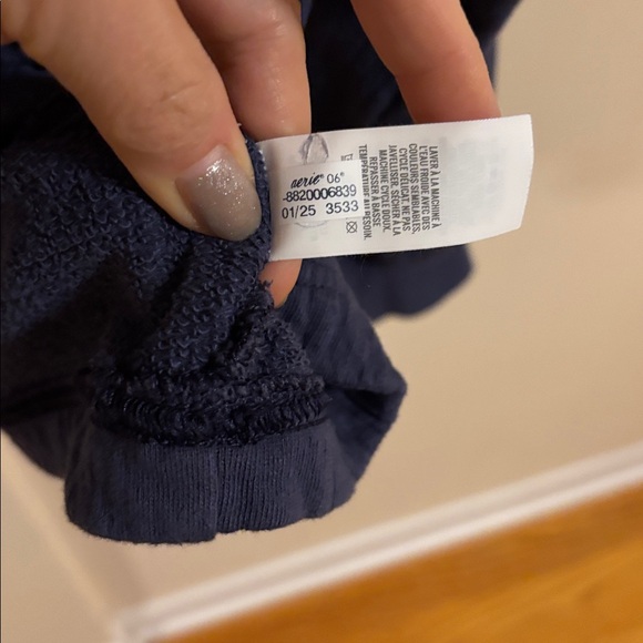 Aerie Deep Blue easy street sweatshirt - Picture 7 of 7